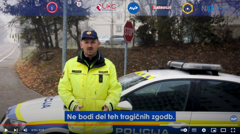 Tomaz Kapus Postaja prometne policije Kranj video izsek