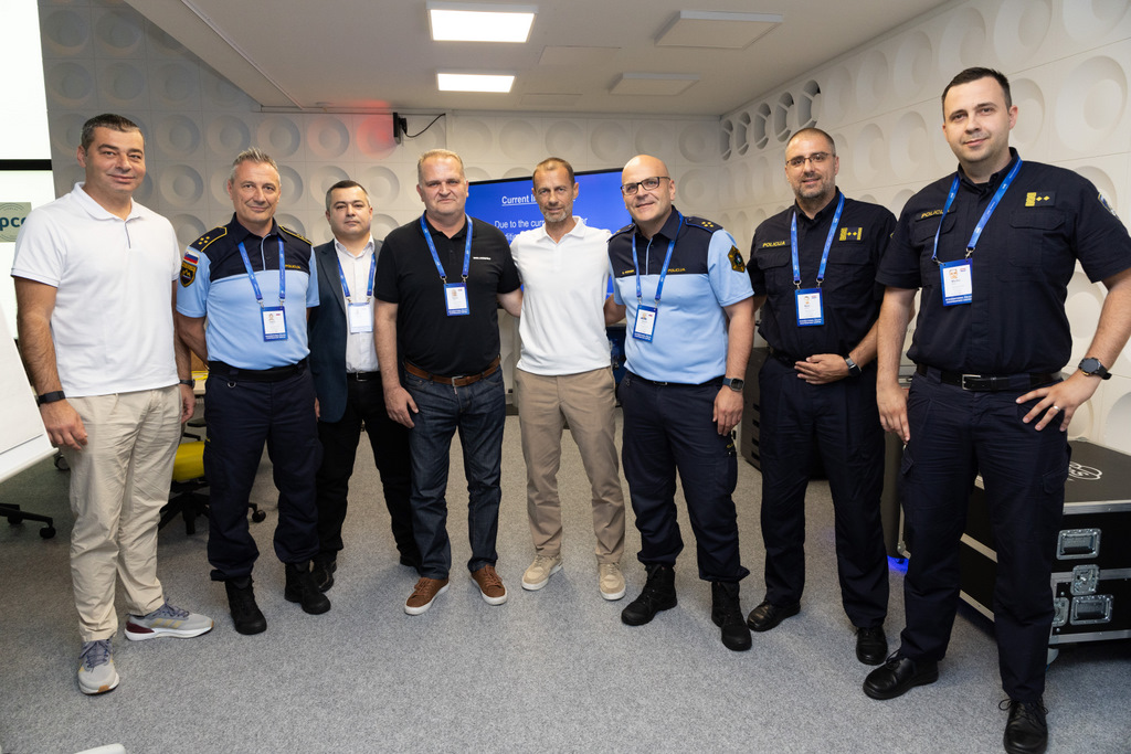UEFA Aleksander Ceferin obiskal IPCC 3